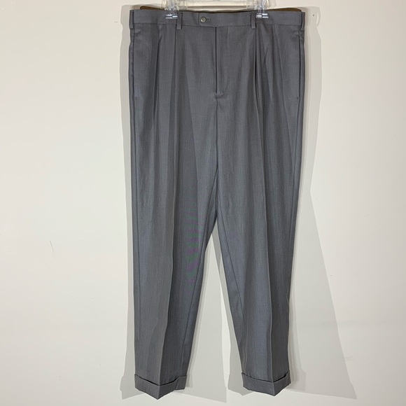 Perry Ellis Other - Perry Ellis Portfolio 40/32 Taupe Cuffed Pants